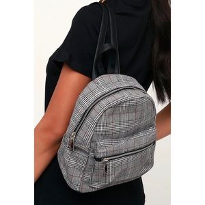 Lulu’s Plaid Mini Backpack